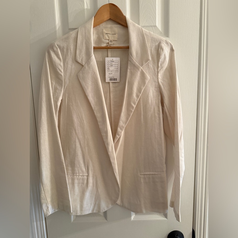 NWT Linen Blazer